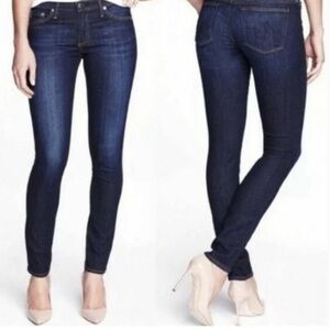 AG Adriano Goldschmied blue the Stilt Cigarette Leg denim jeans Sz 29